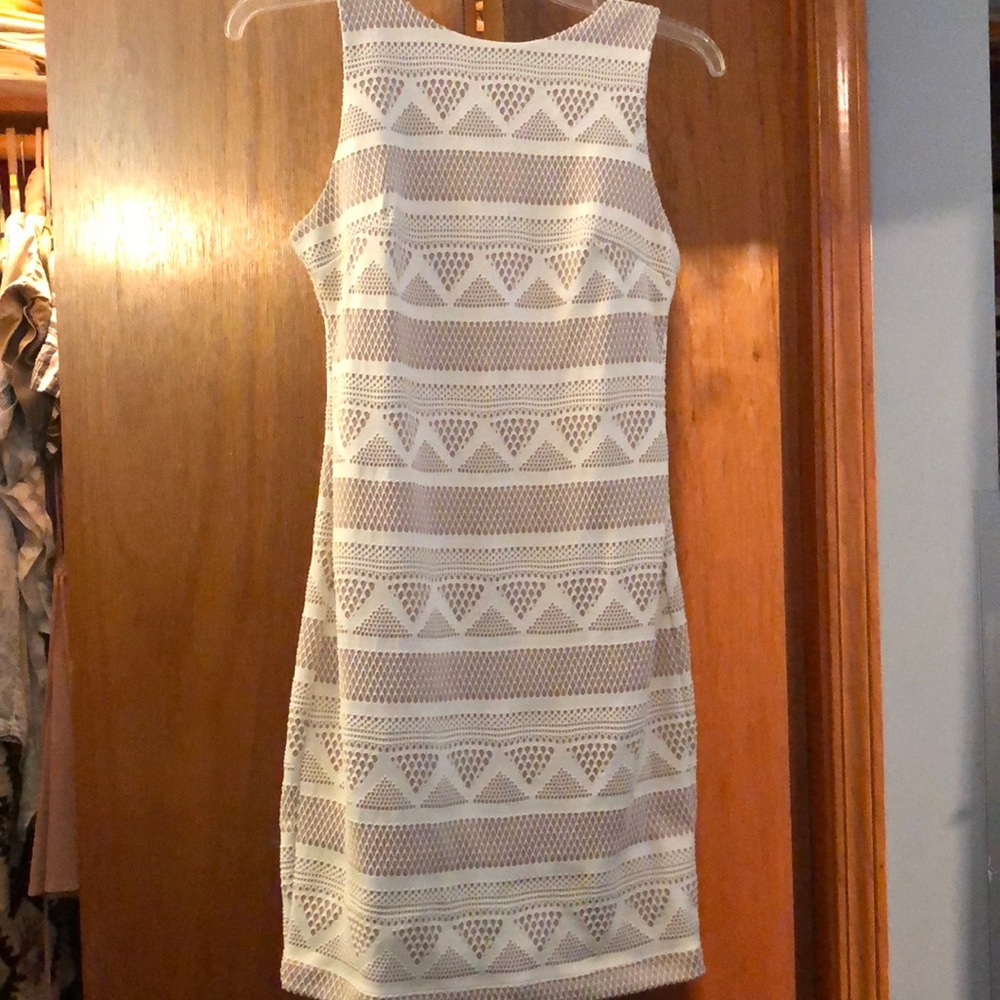 Tribal print mini dress